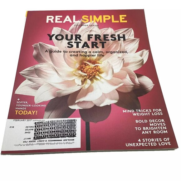 Real Simple Magazine (Life Made Easier) Complete Year 2017 - 12 Issues - Picture 5 of 16